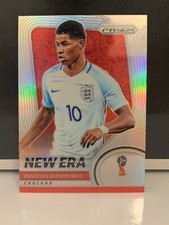 2018 Panini Prizm World Cup New Era Marcus Rashford Silver Prizms Rookie RC Mint