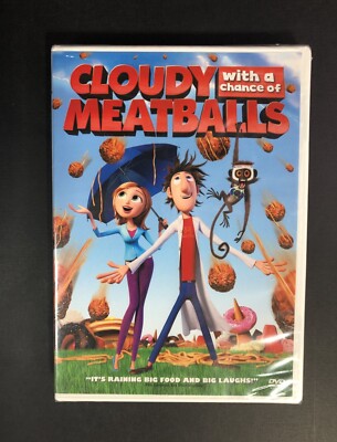 Cloudy With A Chance Of Meatballs DVD  2010  New & Sealed Anna Faris Bill Hader