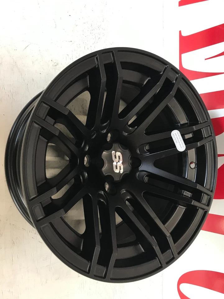 K2F ITP Matte Black ATV Rear Wheel 14x7 4/110 2+5 SS316 373751 - Image 4 of 4