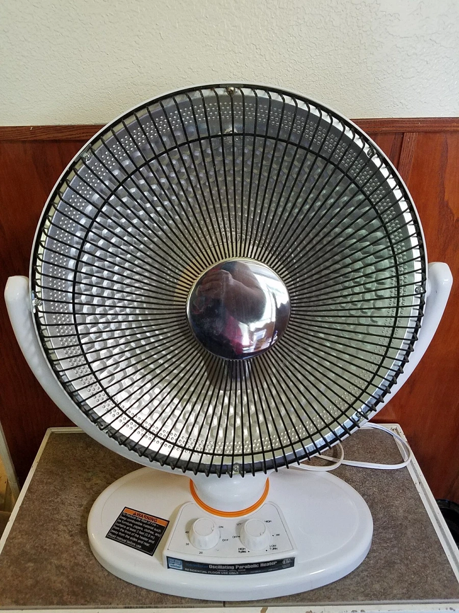 Mr Heater 450/900 Watts Heat Dish Parabolic Oscillating Electric Heater  Tested | eBay