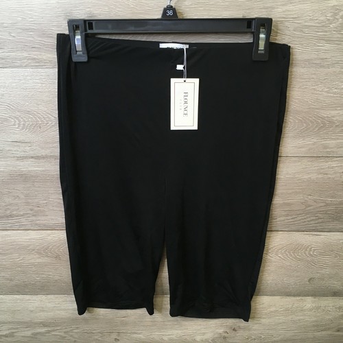 Black Tall Slinky Legging Shorts NWT | eBay