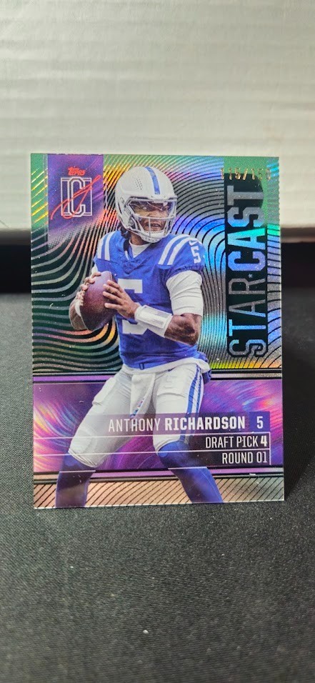 2025 Topps Signature Class StarCast Anthony Richardson SC-3 #'d/150 Colts