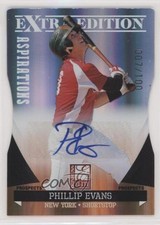 2011 Donruss Elite Extra Edition Prospects 7/100 Phillip Evans #84 Auto 4l3