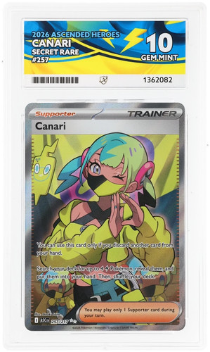 Canari graded ACE 10 for sale on eBay