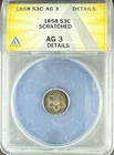 1858-P Three Cent Silver — photo from another recent sale