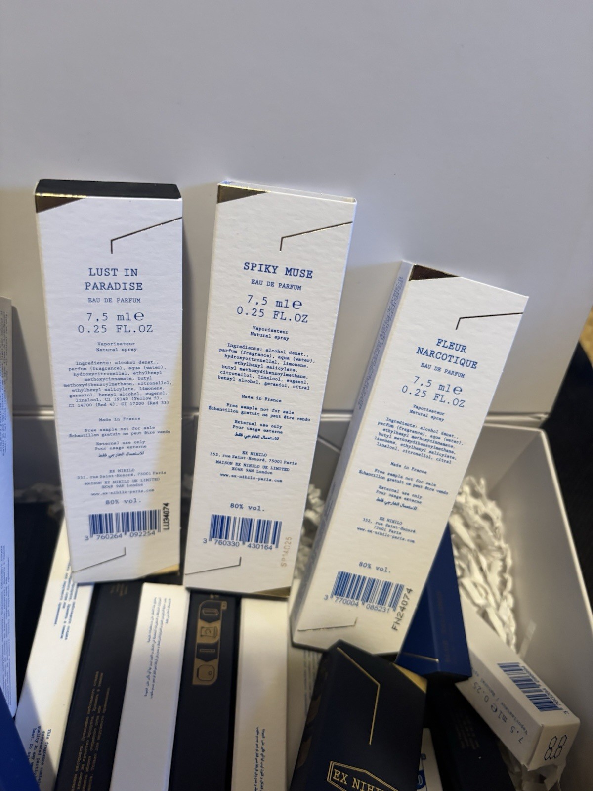 100% AUTHENTIC EX NIHILO EDP  7.5 ml OR 2 ml *You Pick Fragrance* Travel Spray