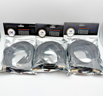 CableMatters DVI-D DualLink Monitor Cable M/M 15Ft 105001-15 (Lot of 3)  1310
