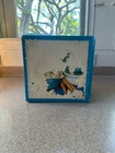 Vintage Pyrex Snowflake Blue Garland 3-Piece Casserole Set with Original Box