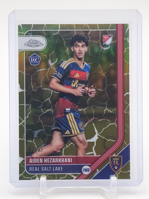 AIDEN HEZARKHANI 2026 TOPPS CHROME MLS XI REFRACTOR ROOKIE RC /11 #99 LAKE Q4920
