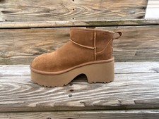 UGG Women's Classic Ultra Mini Platform Boots Size 8 Chestnut New