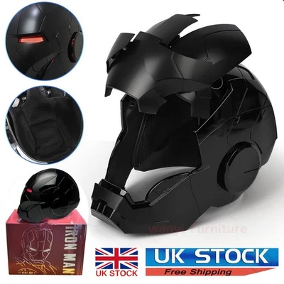 CP-AUTO Iron Man 1:1 MK5 Jarvis Deformable Voice Control Wearable Helmet Christmas Mask！