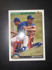 1992 UPPER DECK BASEBALL CARD PAT LISTACH #775 RC DIAMOND DEBUTS BREWERS MLB