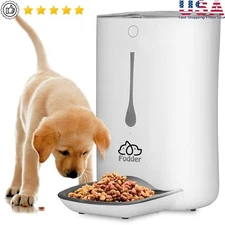 Smart Automatic Pet Feeder Digital Dog Cat Food Dispenser W/ Voice Message New