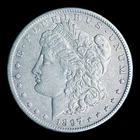 1897-S Morgan Silver Dollar