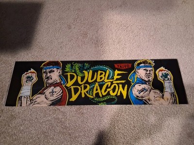 Vinatge Original Arcade Marquee , Double  dragon MAKE OFFER