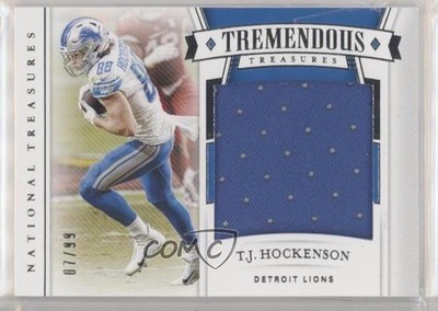 2020 Panini National Treasures Tremendous 7/99 TJ Hockenson #TT-TH 0us8