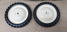 Ertl Pedal Tractor Rear Wheel 12 x 1.75 Set Allis Chalmers Cream