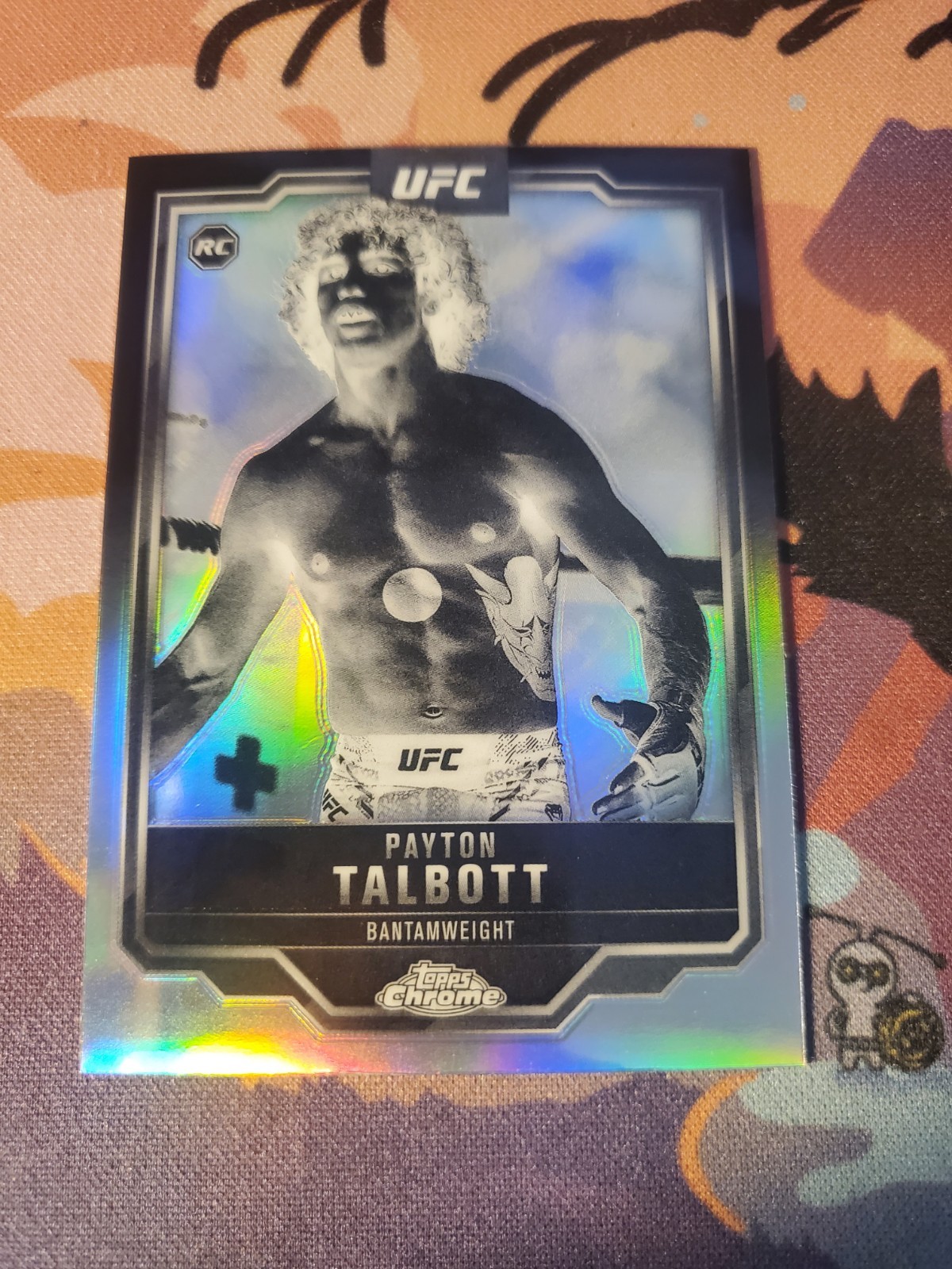 2025 Topps UFC Chrome Negative Refractor #141 Payton Talbott RC