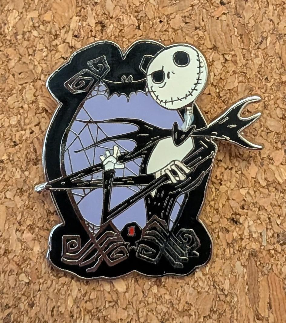 Disney Pin Jack Skellington Hip Lanyard Arms Nightmare Before Christmas 2010