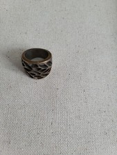 Metal Leaf Cutout Ring Size 7