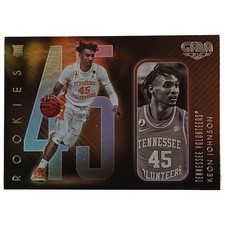 Keon Johnson, Tennessee Volunteers, 2021 Panini-Chronicle's Gala Draft Picks 186
