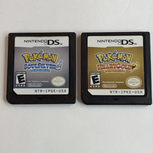 Pokemon HeartGold & SoulSilver Versions Nintendo DS Authentic Bundle Tested