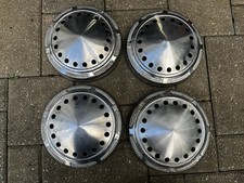 1974-1989 Dodgeplymouth Police Dog Dish Hubcaps - Set Of 4