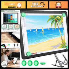 Rechargeable A4 LED Light Board for Diamond Painting Tracing - Black