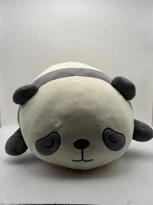 Panda Plush 14in Soft Mochi Laying Down Round 1 Exclusive Prize Toy