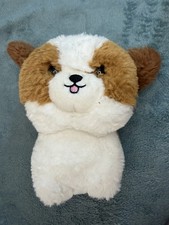 Aurora Plush Puppy Dog 8  Brown White Stuffed Animal Aurora World Soft Toy