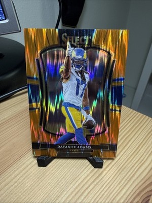 Panini 2025 Select Premier Level Davante Adams Rams #120 Orange Shock /399