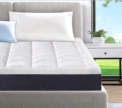ELEMUSE 5 Inch Twin XL Mattress for Kids Adults, Cooling Gel Memory Foam Plus Pi