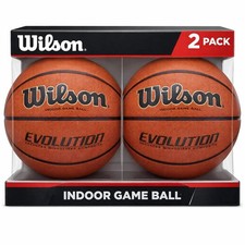 Wilson Evolution Basketball Pack of 2 Indoor ...