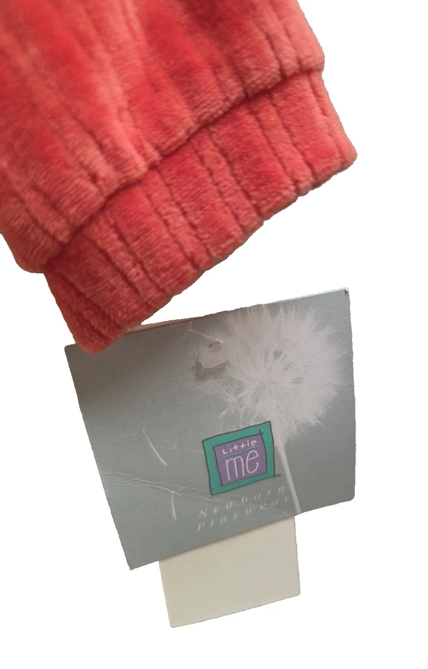 Disfraz de Calabaza Halloween Terciopelo "Little Me" 9 Meses Lavado/Secado a Máquina NUEVO Foto 4 de 4