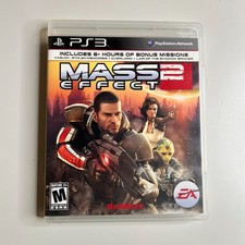 Mass Effect 2 (Sony PlayStation 3, 2011) Complete w/ Manual & Insert