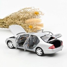 MERCEDES BENZ CLASS S600 W220 1998 SILVER CLASSE S NOREV 183810 1:18 ARGENT LHD