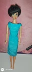 Barbie Vintage 1962 Silk Sheath Pak Turquoise Dress Combine Postage