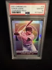 PSA 10 GEM MINT 2021 PANINI CHRONICLES OVERDRIVE HOLO PRIZM AARON JUDGE POP 7