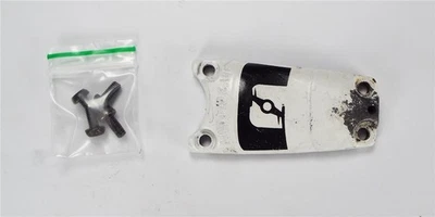HAYES RYDE - WHITE ALLOY - RESERVOIR CAP WITH SCREWS / BOLTS - MOUNTAIN BIKE MTB - Image 1 of 2