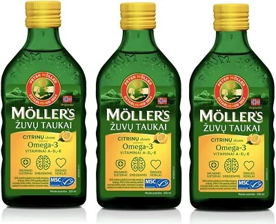 MOLLERS Moller’s Olio di fegato di merluzzo Omega 3 | Integratori alimentari di omega-3
