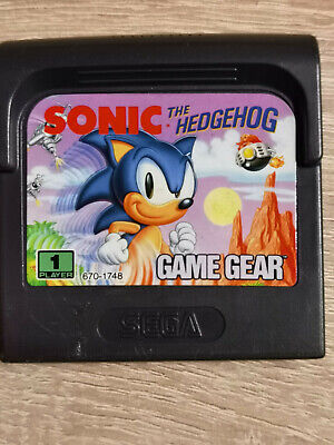 Sonic 1 The Hedgehog Sega Gamegear Game Gear