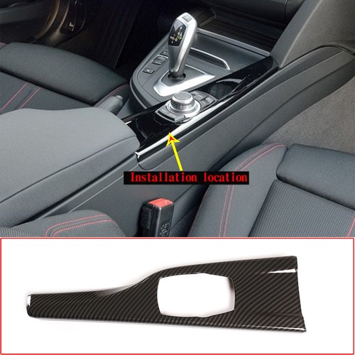 For BMW 3 Series 2013-2019 Center Control Decorative Panel Carbon Fiber Style - Picture 3 of 8