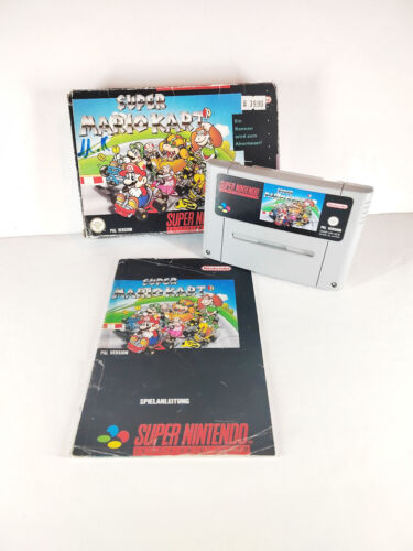 Super Mario Kart Super Nintendo Entertainment System in OVP mit Anleitung | PAL - Bild 1 von 13