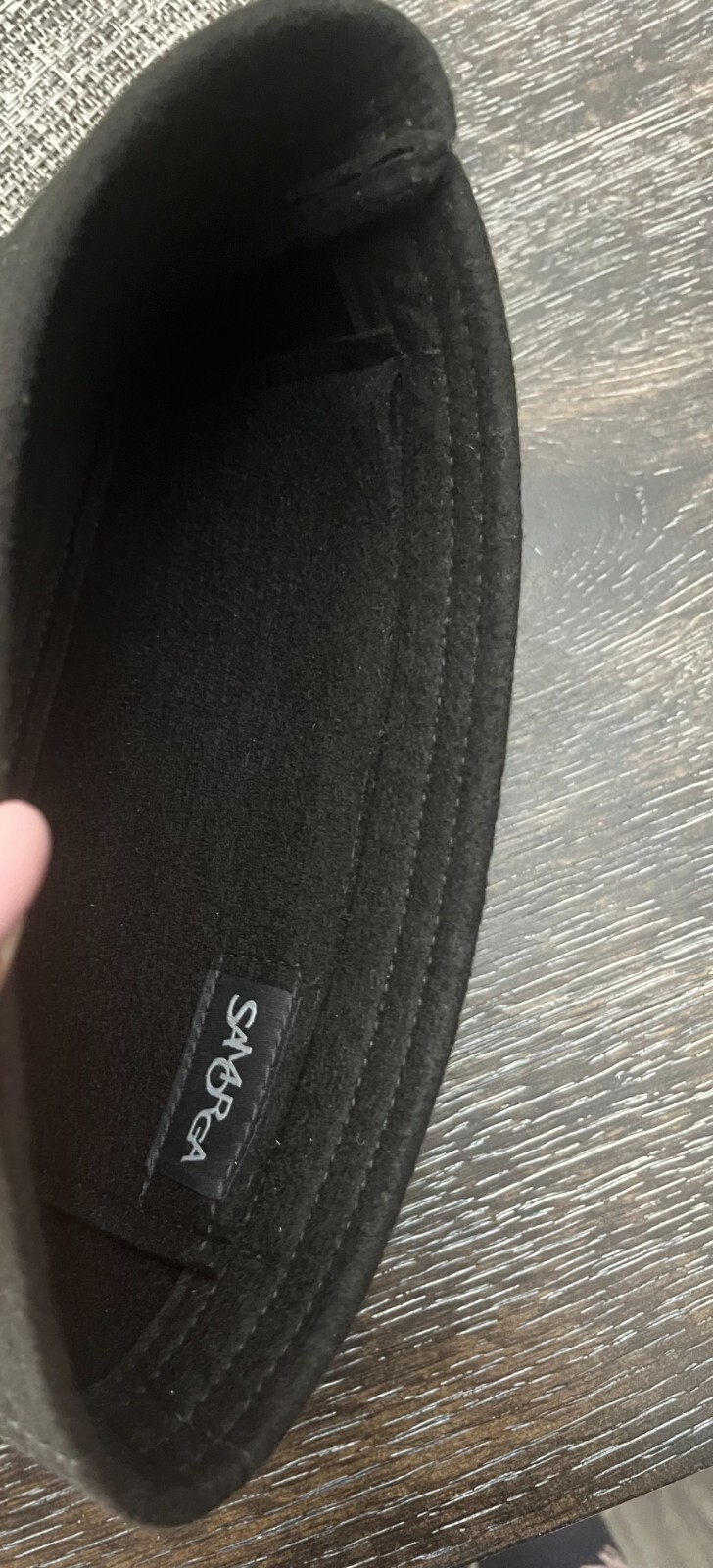 SAMORGA Celine Classique Medium Triomphe Bag Blac… - image 5