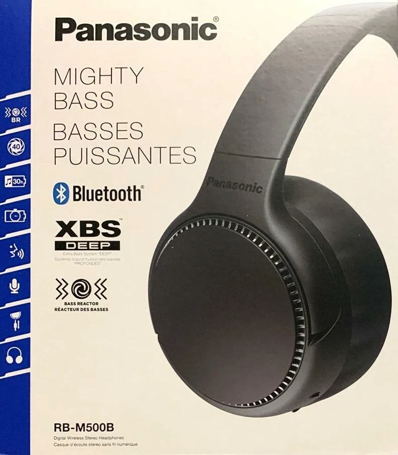 PANASONIC RB-M500B CUFFIE PADIGLIONE AURICOLARE CONNETTORE 3.5 MM BLUETOOTH NERO