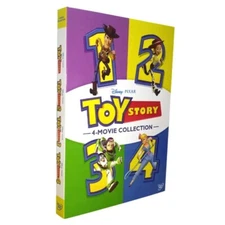 Toy Story 1-4 Box Set DVD 4-Movie Collection