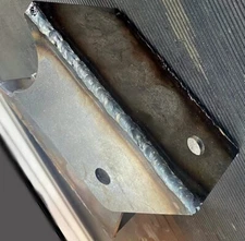 Lower GM Metric Trailing Arm Mounts - 3.25"  drop with shock hole hole, pair