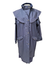 Dublin Otway Navy Waterproof Coat Unisex Lined Country Outdoor Size L