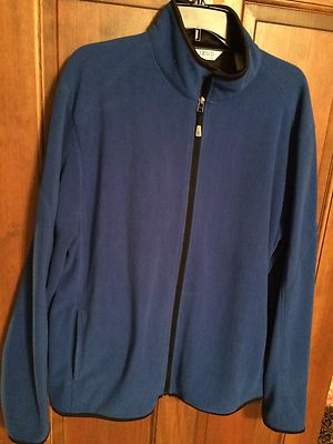 IZOD PerformX PFX Mens L Jacket MICRO FLEECE Full Zip Reduced Hi