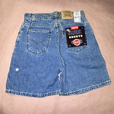 Vintage 1990  s Levis Girls Denim Shorts, Deadstock NWT, Size 16